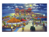 Buy Atlantic City, New Jersey - Million Dollar Pier at Night at AllPosters.com