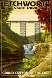 Buy Letchworth State Park, New York - Grand Canyon of the East at AllPosters.com