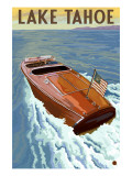 Lake Tahoe, California - Wooden Boat