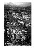 Buy Sandpoint, Idaho - Aerial View of Cedar Pole Capitol of the US at AllPosters.com