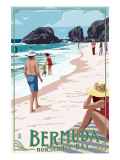 Horseshoe Bay Beach Scene - Bermuda