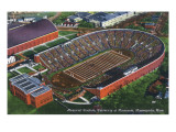 Minneapolis, Minnesota - University of Minnesota; Memorial Stadium Aerial