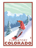Purgatory, Colorado - Snowboarder