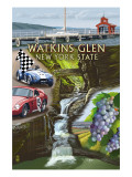 Watkins Glen, New York - Montage