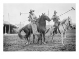 Wild West Polo Played By Cowboys on Horses at Coney Island