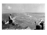 Port Isabel, Texas - View from the Jetty, Padre Island