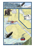 Buy Juneau, Alaska - Nautical Chart at AllPosters.com