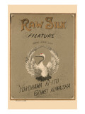 Raw Silk Filature Round Stork Chop, Yokohama