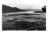 Buy Juneau, Alaska - Aerial View of Municipal Airport at AllPosters.com