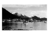 Sitka, Alaska - View of Town from Water