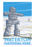 Waterton National Park, Canada - Inukshuk