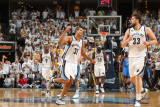 Oklahoma City Thunder v Memphis Grizzlies - Game Four, Memphis, TN - MAY 9: Shane Battier and Marc 