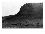 Green River, Wyoming - View of Man's Face Rock