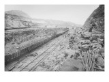 Buy Twin Tracks Loaded With Earth Removed From Panama Canal Bed at AllPosters.com