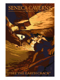 Buy Seneca Canverns, Ohio - See the Earth Crack at AllPosters.com