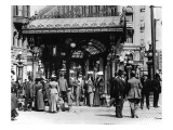 Pioneer Square and Pergola Crowds - Seattle, WA