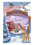 Buy Steamboat Springs, Colorado Montage at AllPosters.com