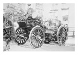 Searchlight on Horse Drawn Steam Boiler Fire Truck