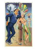 Pin-Up Girls - When Do We Take off Babe; Navy Officer Flirts with Cabaret Dancer