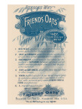 Buy Reasons Why Friends' Oats Are the Best at AllPosters.com
