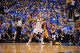 Los Angeles Lakers v Dallas Mavericks - Game Three, Dallas, TX - MAY 6: Dirk Nowitzki and Lamar Odo