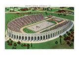 Birmingham, Alabama - Aerial View of Municipal Stadium