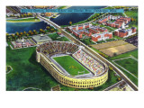 Cambridge, Massachusetts - Harvard University; Aerial of Stadium
