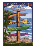 Acadia National Park, Maine - Sign Destinations