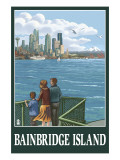 Buy Bainbridge Island, WA - Ferry and Seattle at AllPosters.com