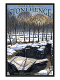 America's Stonehenge, New Hampshire - Winter