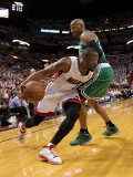 Buy Boston Celtics v Miami Heat - Game Five, Miami, FL - MAY 11: Dwyane Wade and Ray Allen at AllPosters.com