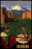 Pikes Peak from Garden of the Gods, Colorado