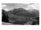 Silverton, Colorado - Aerial View of Town