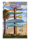 Buy Pismo Beach, California - Destination Sign at AllPosters.com