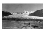 Alaska - View of Mendenhall Glacier