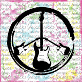 Peace Rocks Art Print