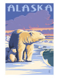 Alaska - Polar Bear at Sunrise