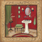 Red Bathroom Sink