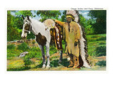 Buy Oklahoma - Osage Indian and Pony at AllPosters.com