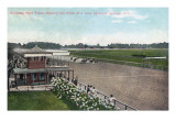 Saratoga Springs, New York - Horse Race Finish Scene