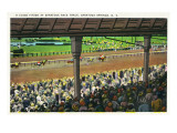 Buy Saratoga Springs, New York - A Close Finish Scene at AllPosters.com