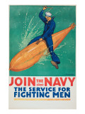 Buy "Join the Navy: the Service For Fighting Men", 1917 at AllPosters.com