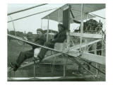Harvey Crawford in Biplane, 1912