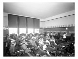University Class at Board with Music Studies, 1905