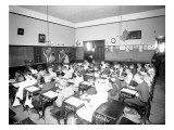 Beacon Hill School Intermediate Painting Class, Circa 1905