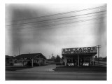 Buy Texaco Gas Station, Circa 1928 at AllPosters.com