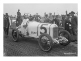 Driver and #5 Racecar, Tacoma Speedway, Circa 1919