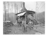 Donkey Engine at West Fork Logging Company, 1920