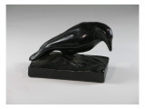 Buy Figurine in Shape of Black Crow Manufactured By Rookwood From Design By James A. Wehn at AllPosters.com