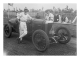 Driver and #4 Racecar, Tacoma Speedway, Circa 1919